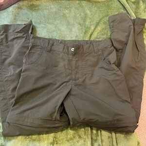 White Sierra zip off hiking pants